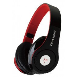 X8 Foldable Studio Headphone with Mic Remote (Black)